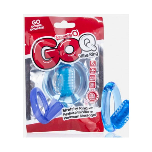 SCREAMING O - GO Q VIBE TRANSPARENT VIBRATING RING