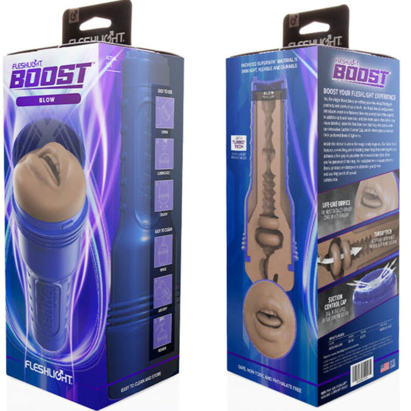 FLESHLIGHT BOOST - MASTURBATEUR COUP MD FLESH MOUTH RP 