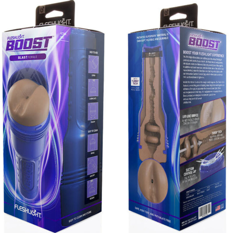 FLESHLIGHT BOOST - MASTURBADOR FEMMINILE ANO BLAST MD FLESH RP