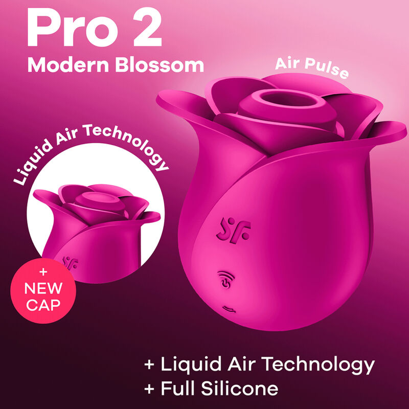 SATISFYER - AIR PULSE MODERN VIBRATOR PRO 2 BLOSSOM