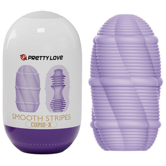 PRETTY LOVE - SMOOTH STRIPED CUPID MASTURBATOR EGG