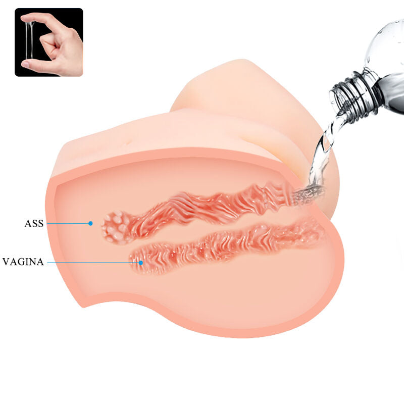 CRAZY BULL - DOPPIA VIBRAZIONE REALISTICA DELLA VAGINA E DELLANO