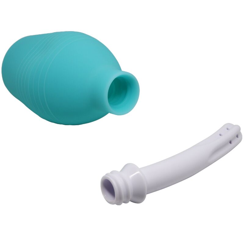 MR PLAY - DOUCHE ANAL EN CAOUTCHOUC BLEU POIRE