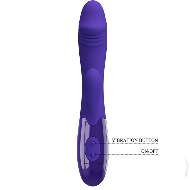 PRETTY LOVE - VIBRATEUR SNAPPY YOUTH ET STIMULATEUR DE POINT G VIOLET