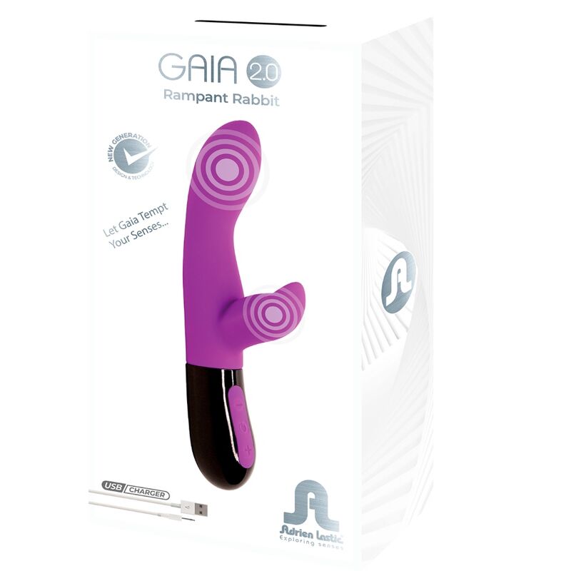 ADRIEN LASTIC - GAIA 2.0 PURPLE RABBIT VIBRATOR