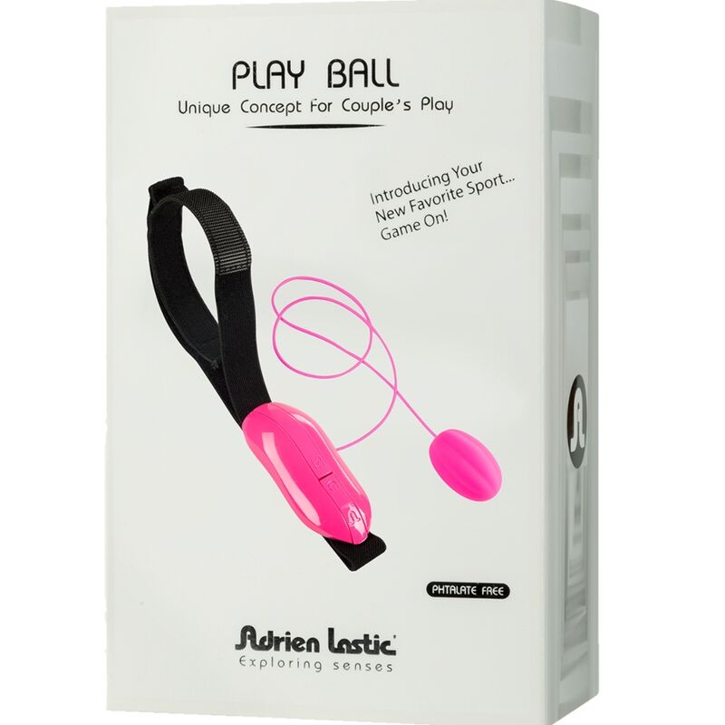 ADRIEN LASTIC - MINI BALLE DE JEU VIBRANT POUR COUPLE ROSE