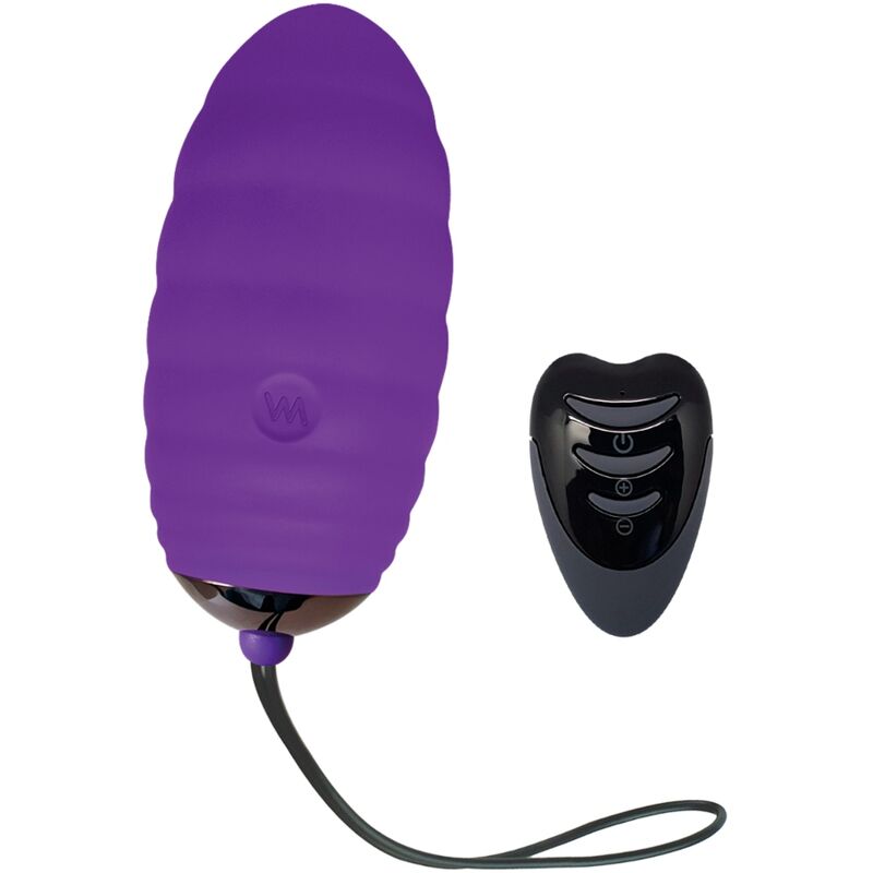 ADRIEN LASTIC - OCEAN BREEZE 2.0 RECHARGEABLE VIBRATING EGG REMOTE CONTROL PURPLE