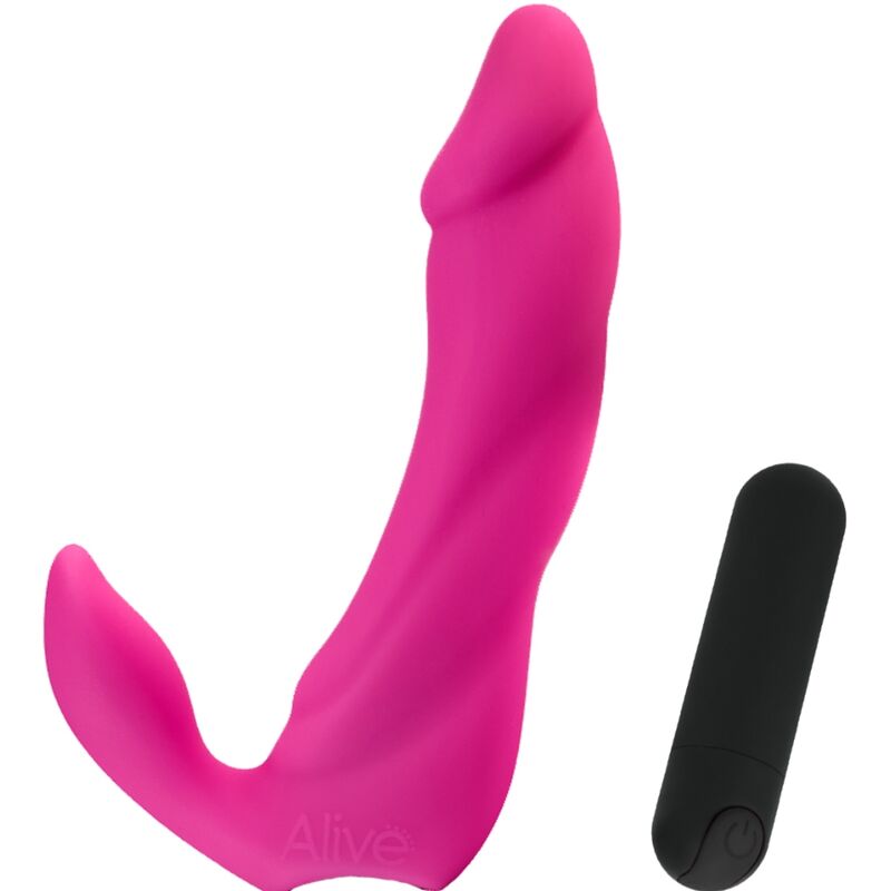 ALIVE - DILDO VIBRATORE BIFUN PRO ROSA 14,9 CM