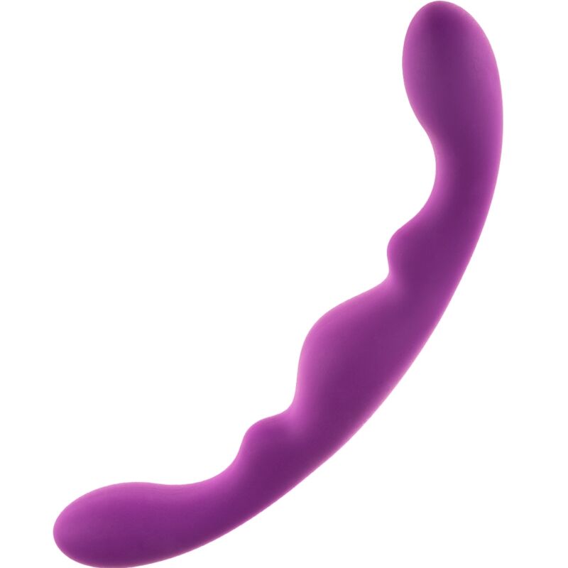 ALIVE - LUNA DILDO DOUBLE PENETRATION PURPLE SILICONE 25 CM