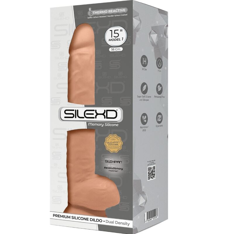 SILEXD - MODEL 1 REALISTIC PENIS PREMIUM SILEXPAN SILICONE 38 CM