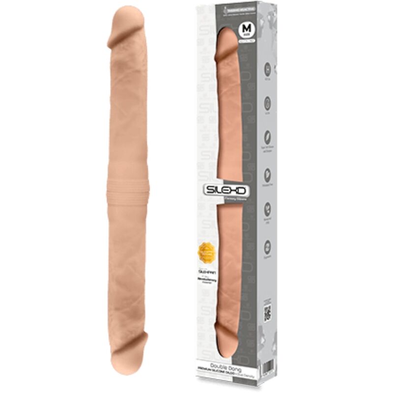 SILEXD - REALISTIC DOUBLE PENIS SILICONE SILEXPAN PREMIUM 42.5 CM