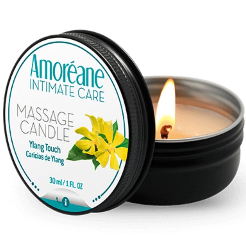 AMOREANE - BOUGIE DE MASSAGE CARESSANTE YLANG 30 ML