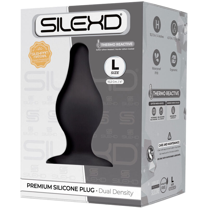 SILEXD - MODEL 2 PREMIUM ANAL PLUG SILEXPAN PREMIUM THERMOREACTIVE SILICONE SIZE L