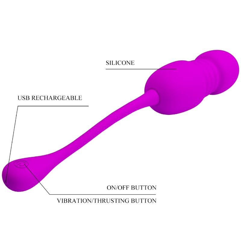 PRETTY LOVE - ŒUF VIBRANT RECHARGEABLE CALLIE VIOLET