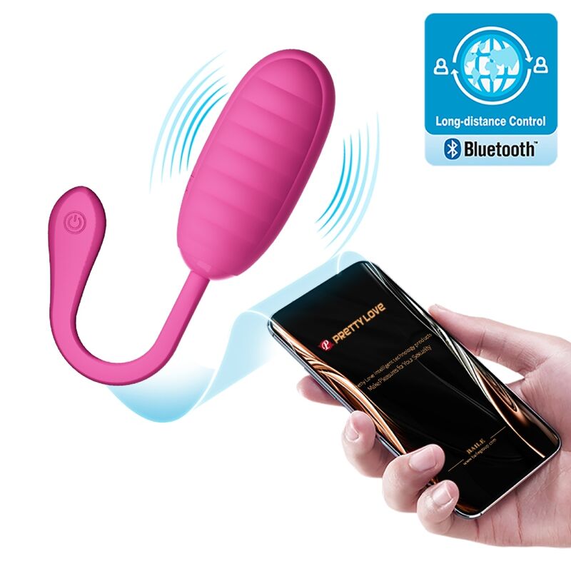 PRETTY LOVE - RECHARGEABLE VIBRATING EGG CATALINA PINK