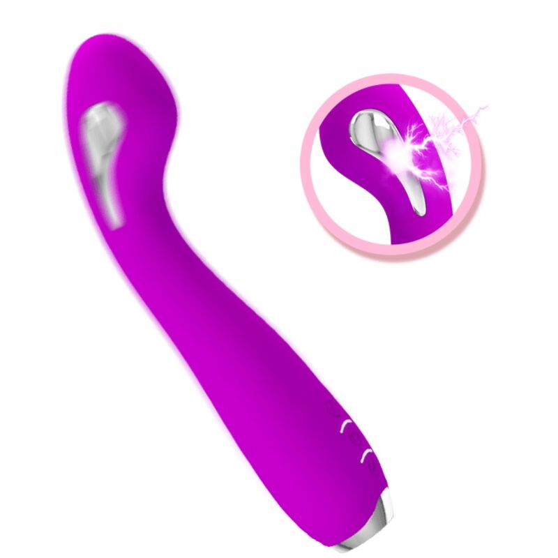 PRETTY LOVE - VIBRATEUR À ÉLECTROCHOC RECHARGEABLE HECTOR IMPERMÉABLE VIOLET