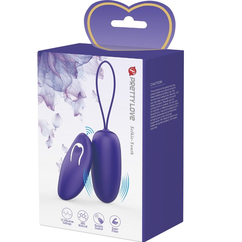 PRETTY LOVE - TÉLÉCOMMANDE SELKIE YOUTH MINI VIBRANT EGG VIOLET