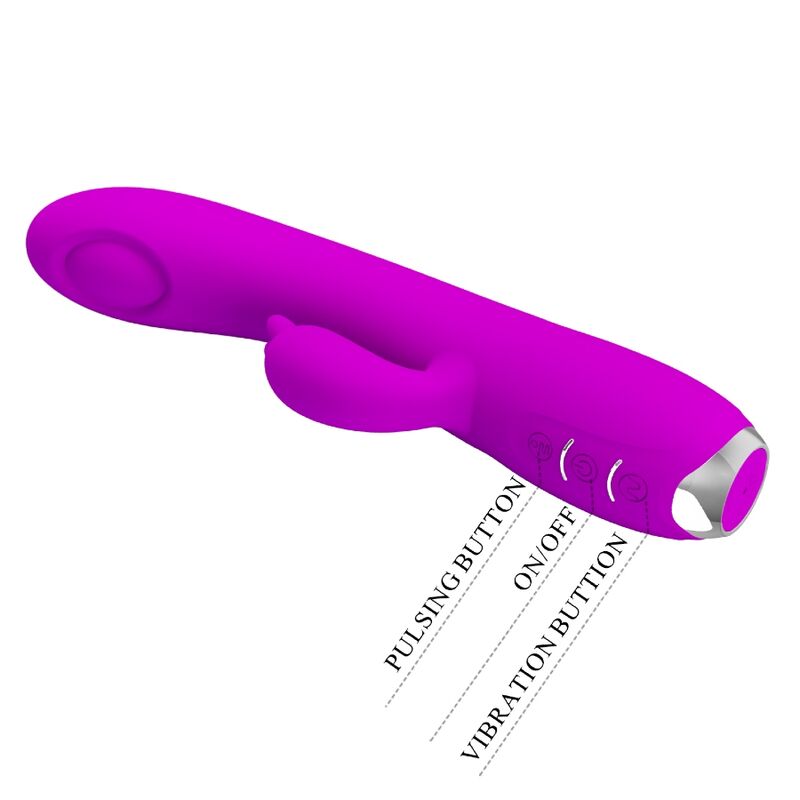PRETTY LOVE - VIBRATEUR À VENTOUSE RECHARGEABLE QUEEN VIOLET