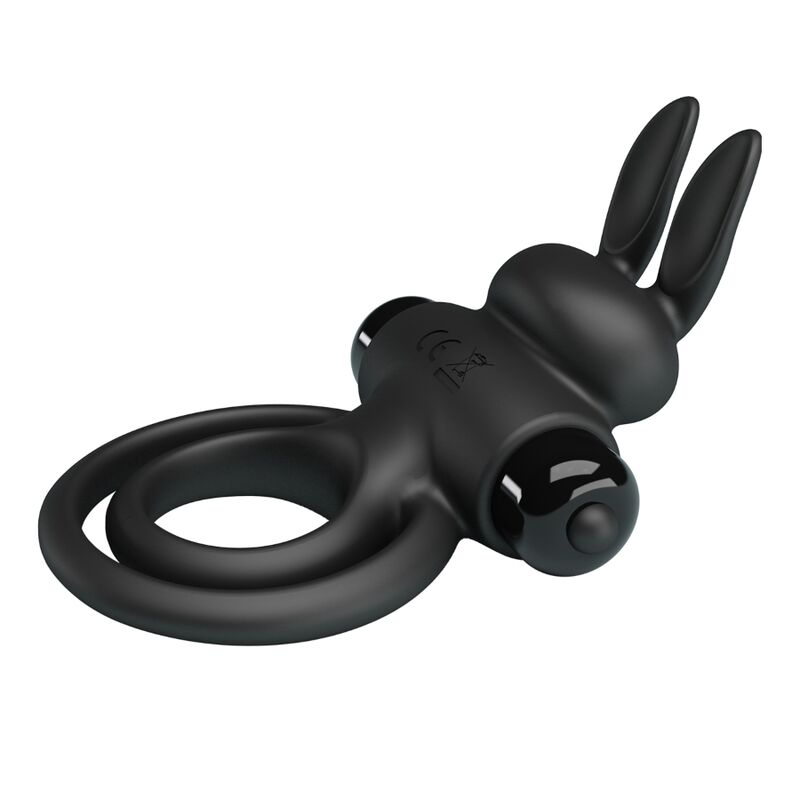 PRETTY LOVE - BLACK RABBIT VIBRATOR III PENIS RING