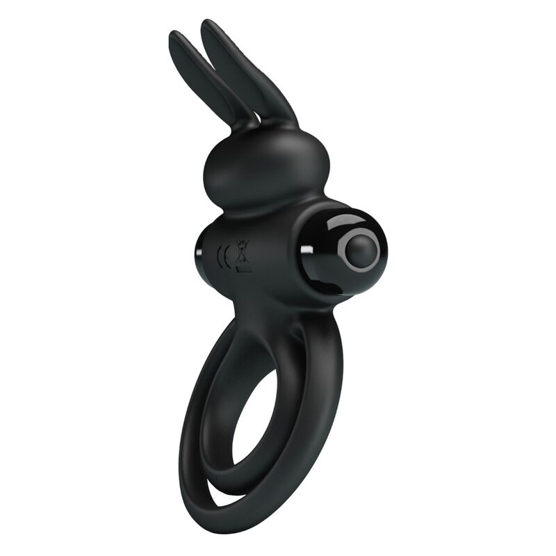 PRETTY LOVE - BLACK RABBIT VIBRATOR III PENIS RING