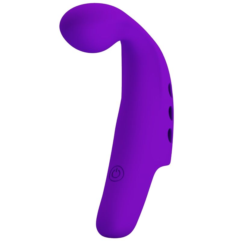 PRETTY LOVE - VIBRATEUR À DOIGT RECHARGEABLE GORGON VIOLET