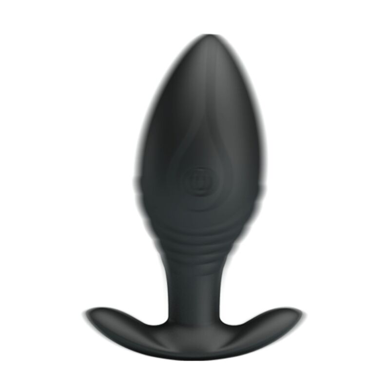 PRETTY LOVE - VIBRATEUR RECHARGEABLE PLUG ANAL QUEEN NOIR