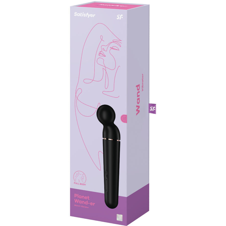 SATISFYER - PLANET WAND-ER BERRY VIBRATING MASSAGER