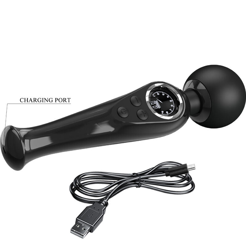 PRETTY LOVE - SKYLER BLACK VIBRATING WAND