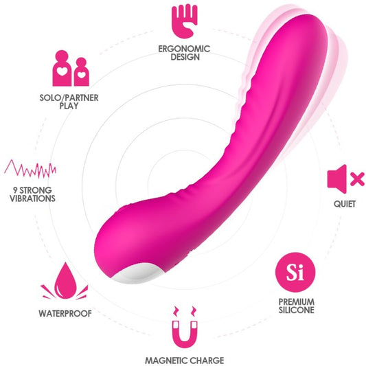 ARMONY - VIBRATEUR LEGEND EN SILICONE FUCHSIA