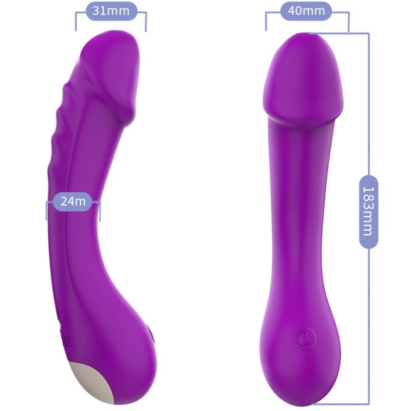 ARMONY - GODE VIBRATEUR POINT G EN SILICONE VIOLET