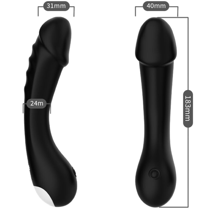 ARMONY - GODE VIBRATEUR POINT G EN SILICONE NOIR