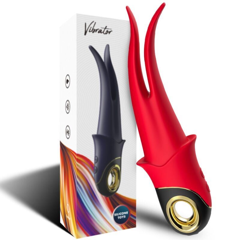 ARMONY - RED DOUBLE HEAD OMBRA VIBRATOR