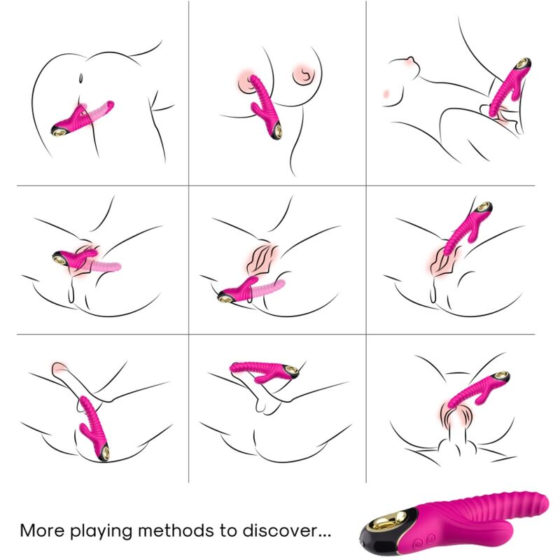 ARMONY - VIBRATEUR ETERNITY EN SILICONE FUCHSIA