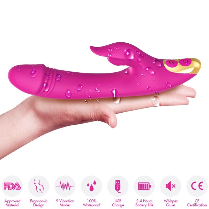 ARMONY - AMANT QUI AUTORISE LE CLITORIS VIBRANT ET LE POINT G FUCHSIA