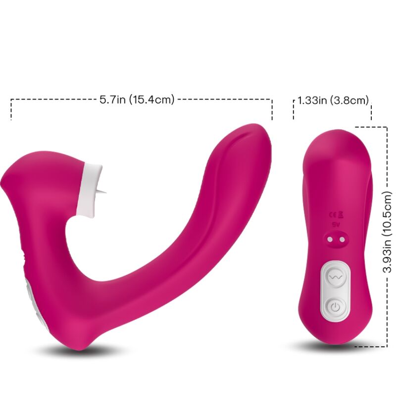 ARMONY - SECRETKISS LICK THE VIBRATING CLITORITE AND THE FUCHSIA CURVED VIBRATOR