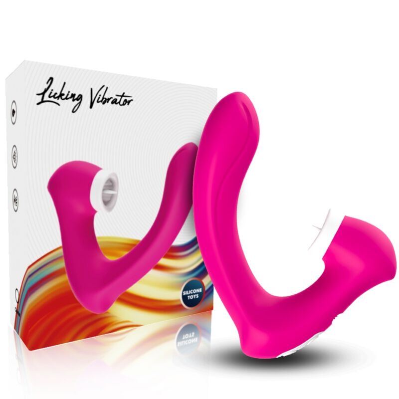 ARMONY - SECRETKISS LICK THE VIBRATING CLITORITE AND THE FUCHSIA CURVED VIBRATOR