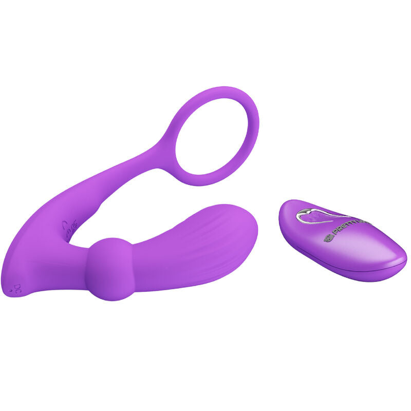 PRETTY LOVE - ANNEAU ANAL ET VIBRATEUR WARREN PURPLE