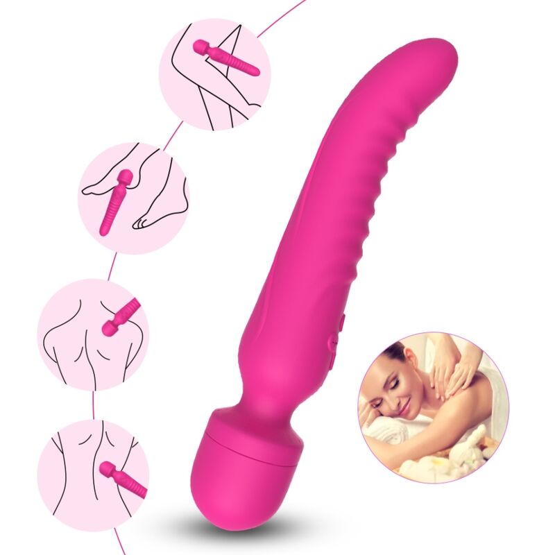 ARMONY - MISSION MASSAGER AND VIBRATOR HEAT EFFECT FUCHSIA