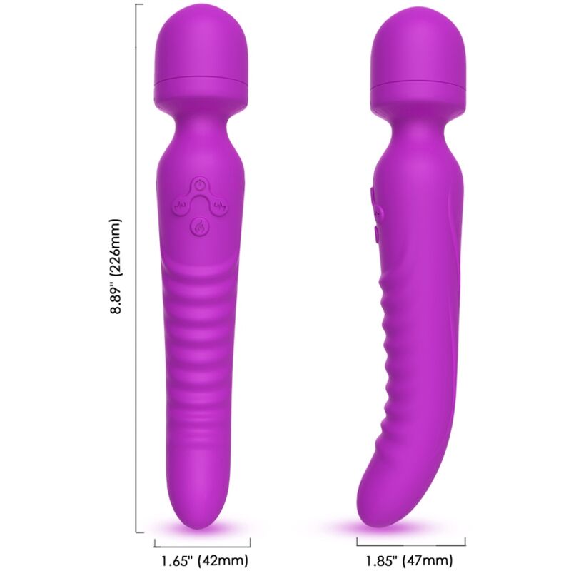 ARMONY - MISSION MASSAGER AND VIBRATOR HEAT EFFECT PURPLE