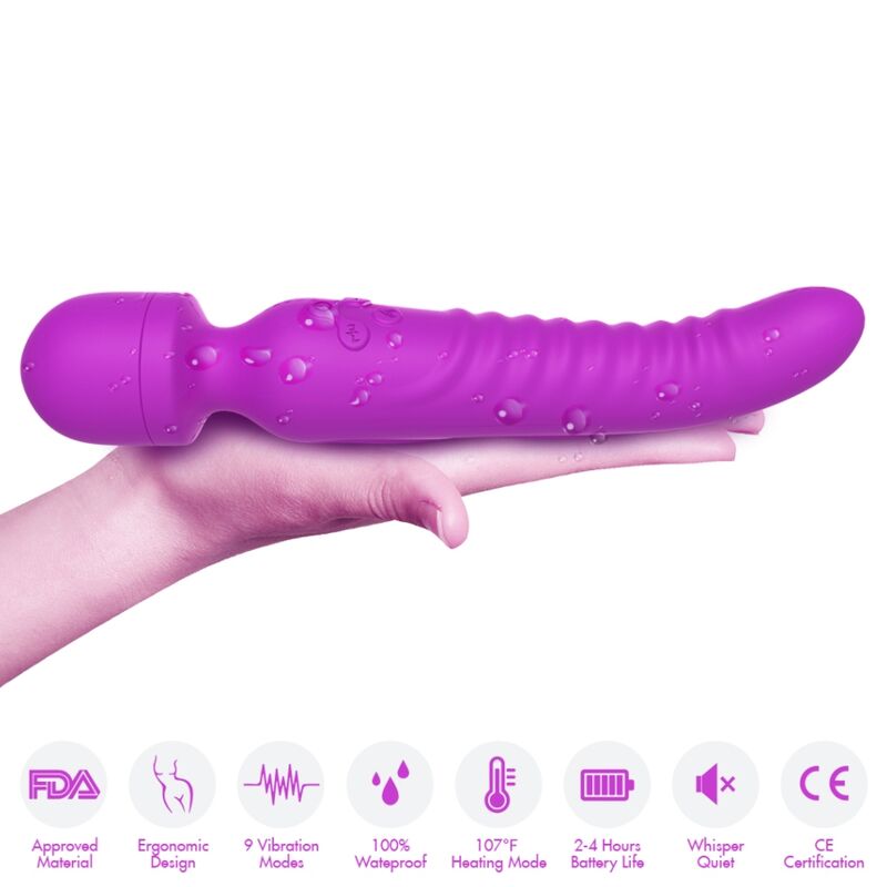 ARMONY - MISSION MASSAGER AND VIBRATOR HEAT EFFECT PURPLE