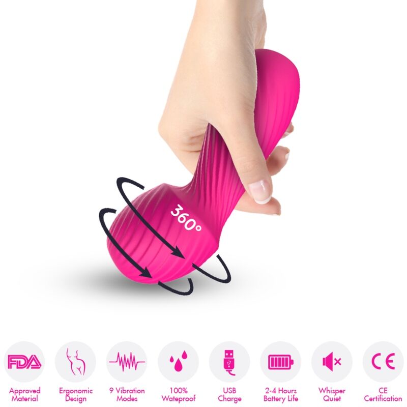 ARMONY - DAZZLE MASSAGER AND SMALL FUCHSIA VIBRATOR