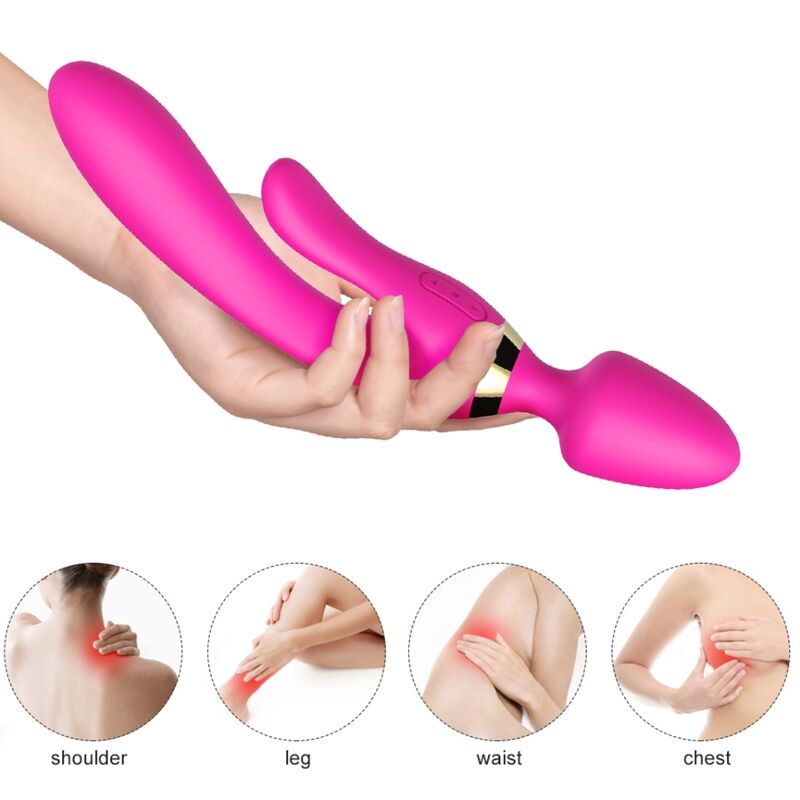 ARMONY - FUCHSIA RABBIT MASSAGER AND VIBRATOR