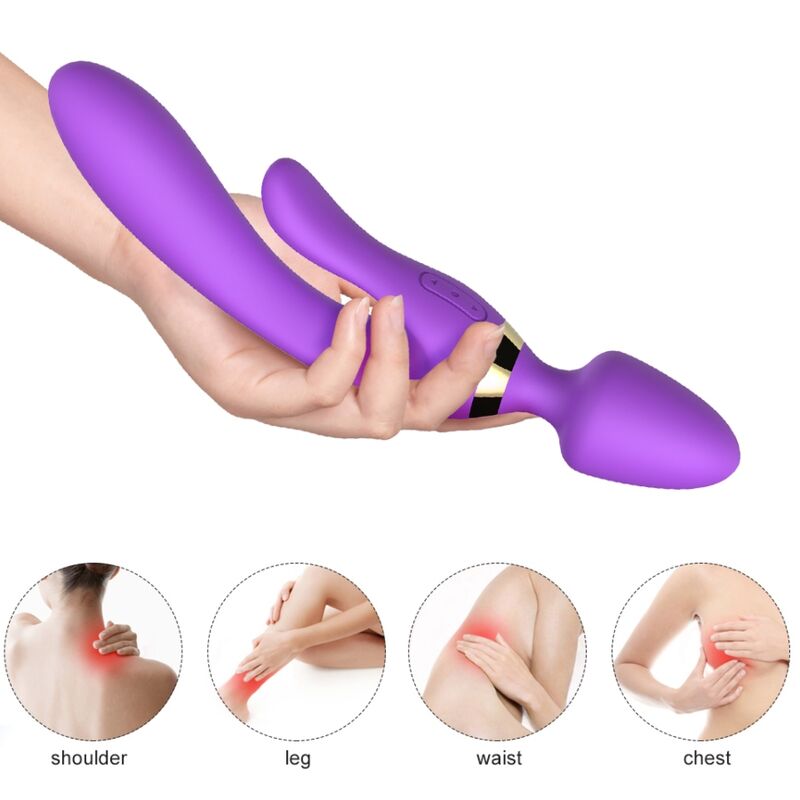 ARMONY - PURPLE RABBIT MASSAGER AND VIBRATOR