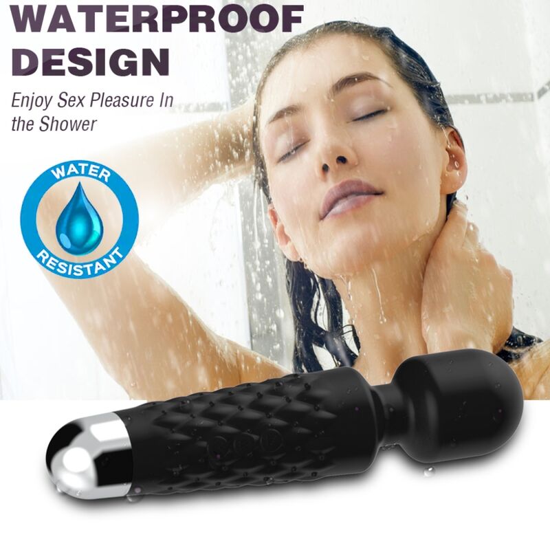 ARMONY - MASSAGER AND VIBRATOR POSTINO SUPER FLEXIBLE HEAD BLACK