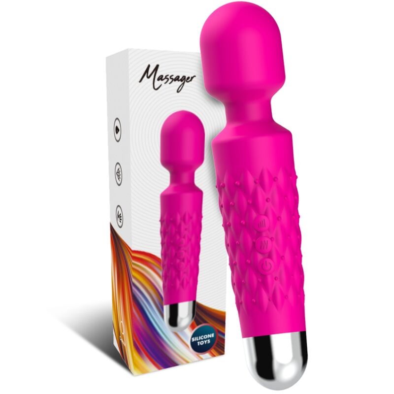 ARMONY - MASSAGER AND VIBRATOR POSTINO HEAD SUPER FLEXIBLE FUCHSIA