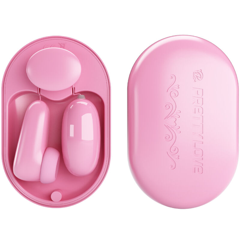 PRETTY LOVE - PROIETTILE VIBRANTE MAGIC BOX E STIMOLATORE ROSA