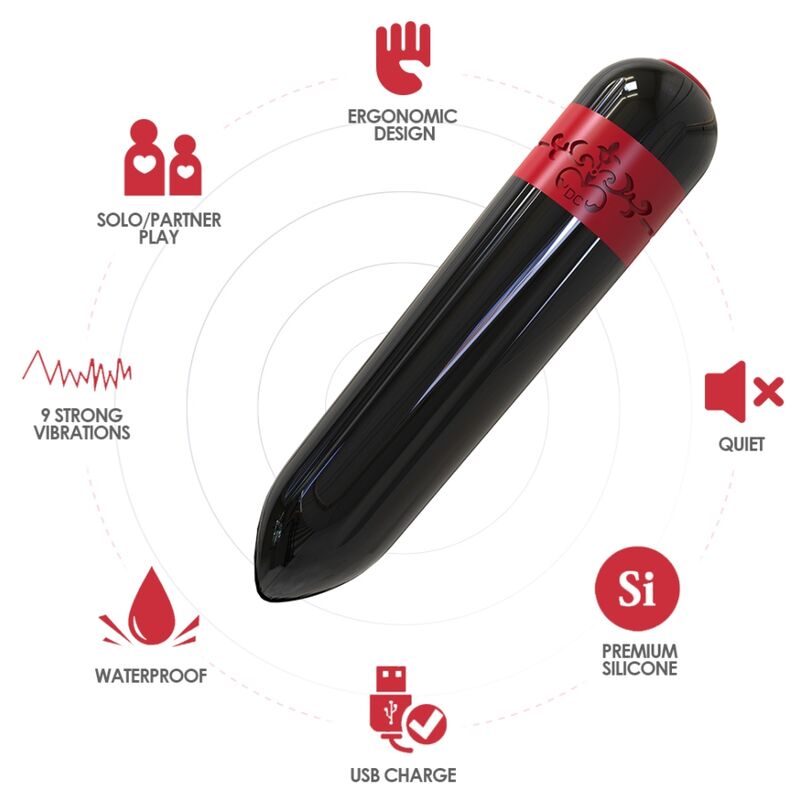 ARMONY - BLACK ROCKET VIBRATOR BULLET