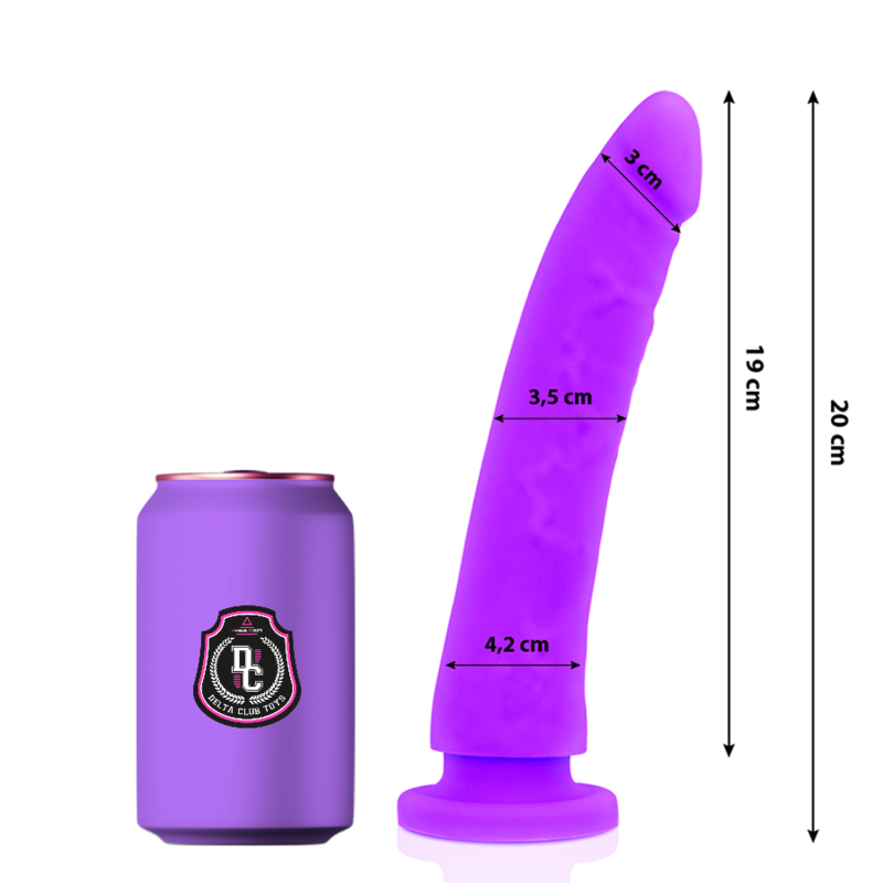 DELTA CLUB - TOYS GODE MÉDICAL LILAS EN SILICONE 20 CM -OU- 4 CM