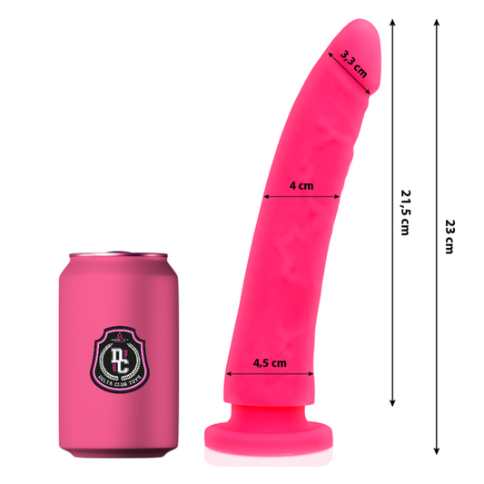 DELTA CLUB - GODE MÉDICAL TOYS ROSE EN SILICONE 23 CM -OU- 4,5 CM