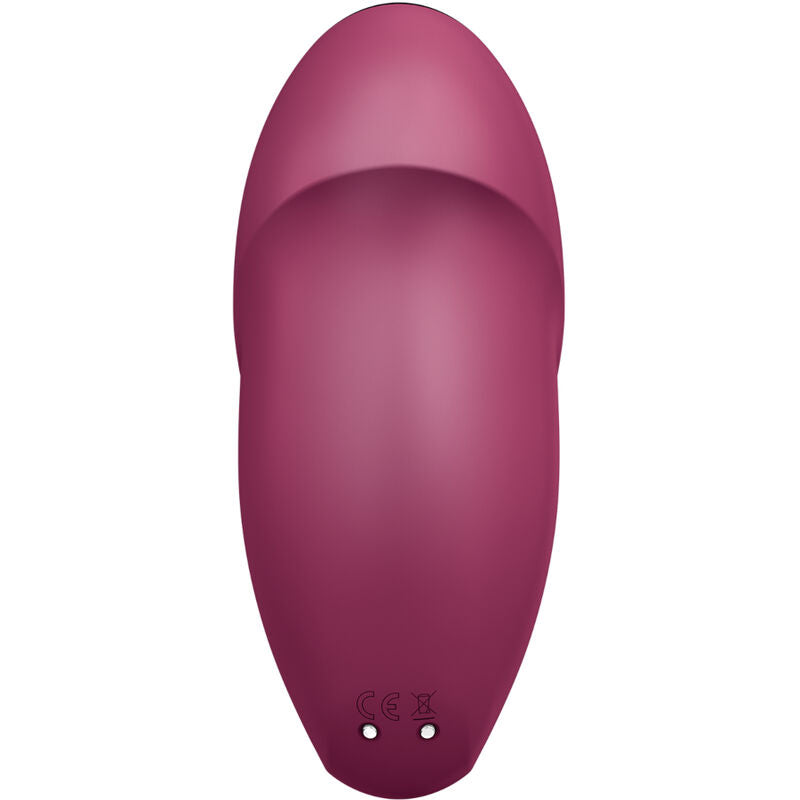 SATISFYER - TAP & CLIMAX 1 VIBRATORE LAY-ON ROSSO